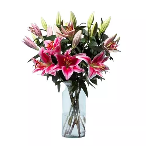 Pink Lily Blissful Bouquet Delight