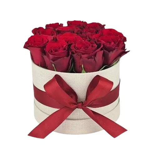 Ruby Red Roses Elegance Box