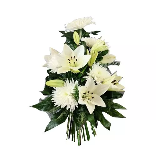 Elegant Mourning Flower Tribute