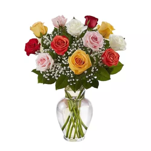 Elegant Mixed Roses Bouquet